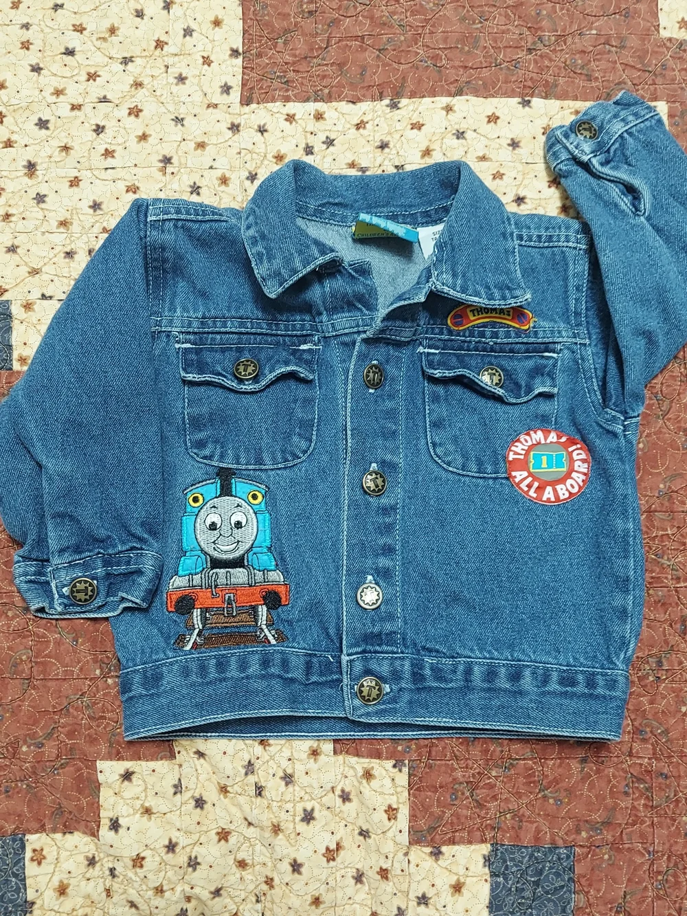 Y2K Thomas & Friends Denim Jean Jacket Size 2T